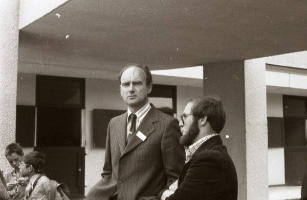 Congr&egrave;s Eurcapia 1979- Frank Alston (GB-East Malling) et Jack Verhaegh (NL-Wageningen)